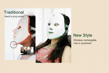 Masque LED de soin professionnel skincare